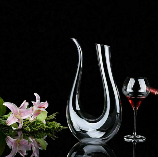 Crystal U-shaped 1500ml Wine Decanter - Luhinzo Picks