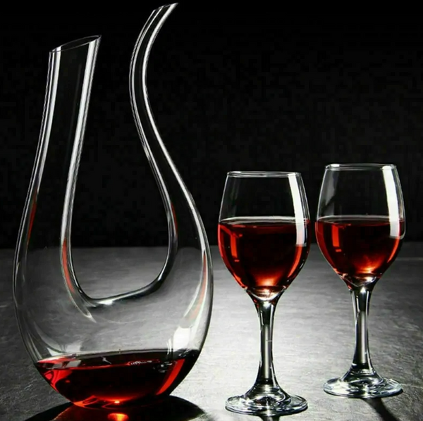 Crystal U-shaped 1500ml Wine Decanter - Luhinzo Picks