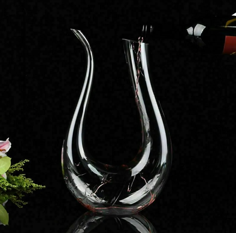 Crystal U-shaped 1500ml Wine Decanter - Luhinzo Picks