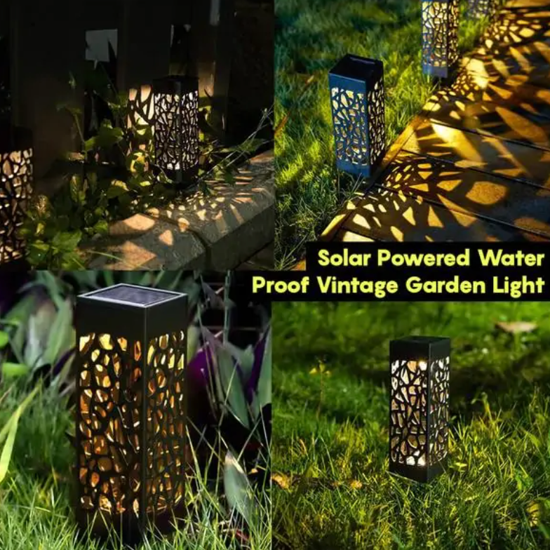 Solar Powered Waterproof Vintage Garden Light - Luhinzo Picks