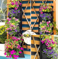 Vertical Hanging Garden Flower Pots - Luhinzo Picks